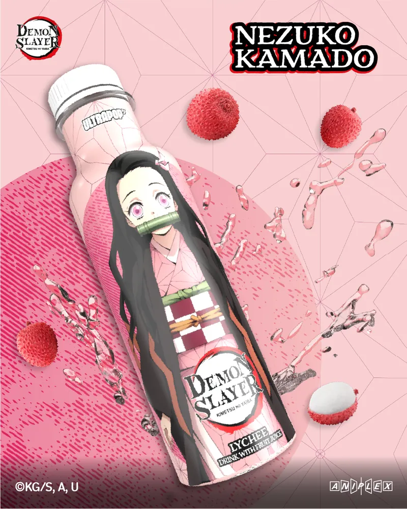 Nezuko lychee drink