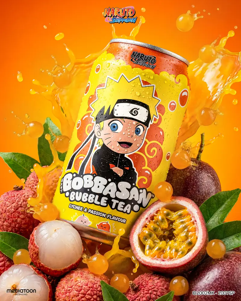 Naruto Bobasan bubble tea