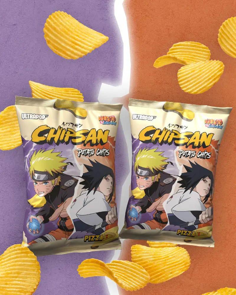 Naruto Shippuden Chipsan crisps